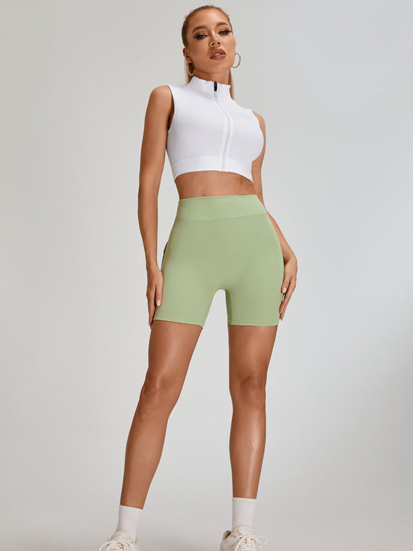 ZASUWA Female Deep V Back Pocket Scrunch Bum Booty Shorts