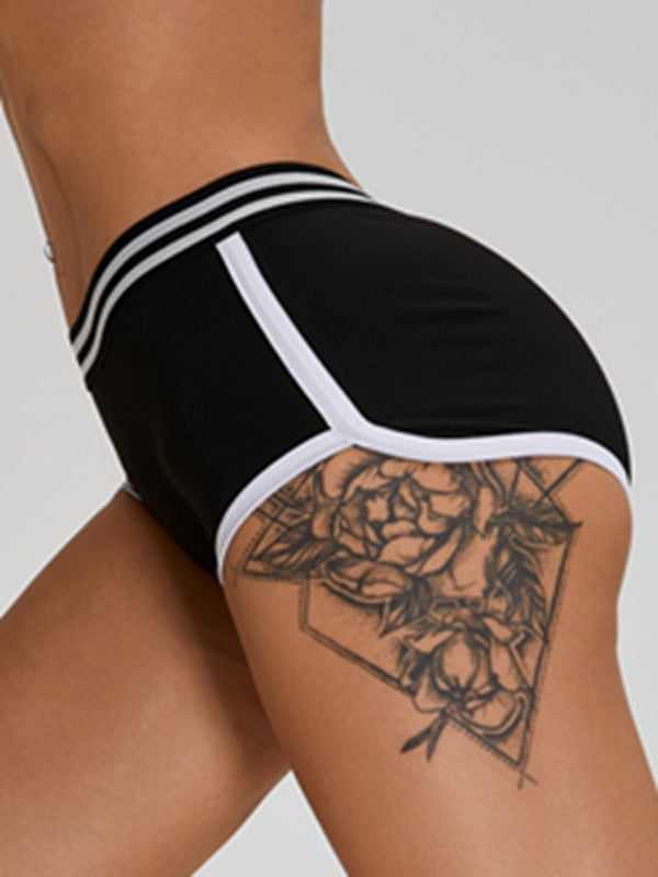 ZASUWA Female Scrunch Bum Quick-drying Spandex Gym Booty Shorts
