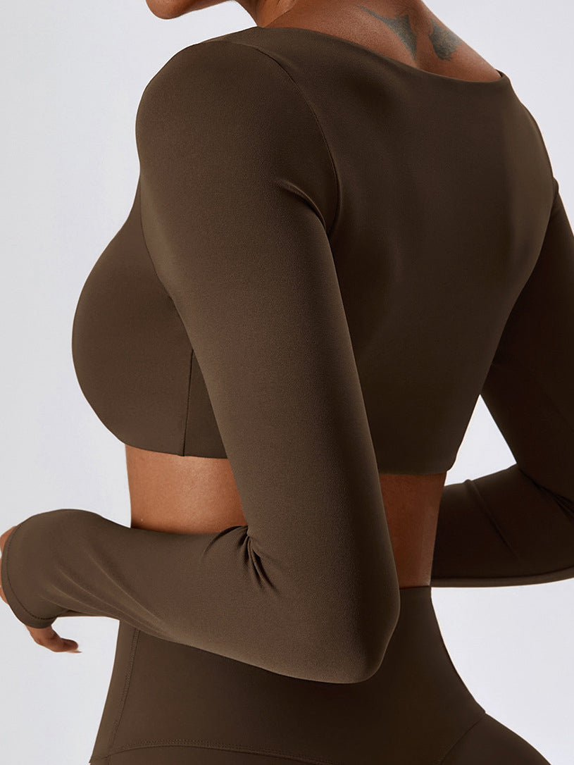 ZASUWA Female Square Collar Long Sleeves