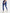 ZASUWA Female Contrast Color Stripes Zipper High-rise Leggings