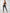 ❤ZASUWA Female Fly Eye Contrast Color Fly-eye PU Zipper Hip-lift Tracksuit