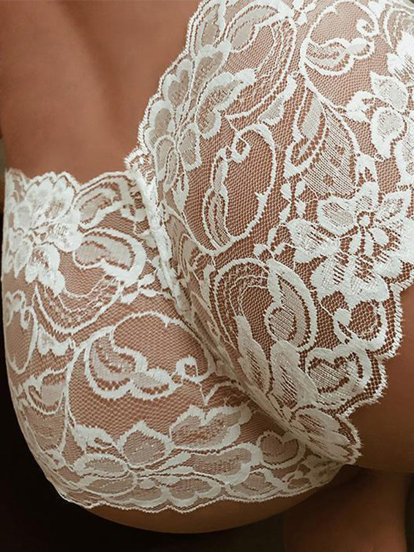 ZASUWA Female Sexy Flower Lace Panties