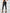 ZASUWA Female Faux Leather Pocket Scrunch Bum Cargo Leggings