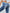 ZASUWA Female Deep V Back Denim Scrunch Bum Leggings