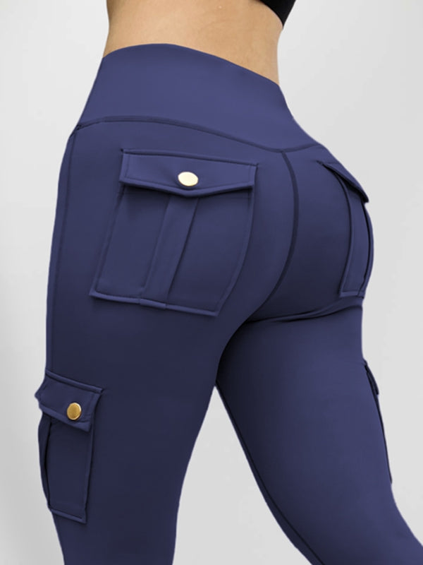ZASUWA Female Pocket High-rise Cargo Style Leggings