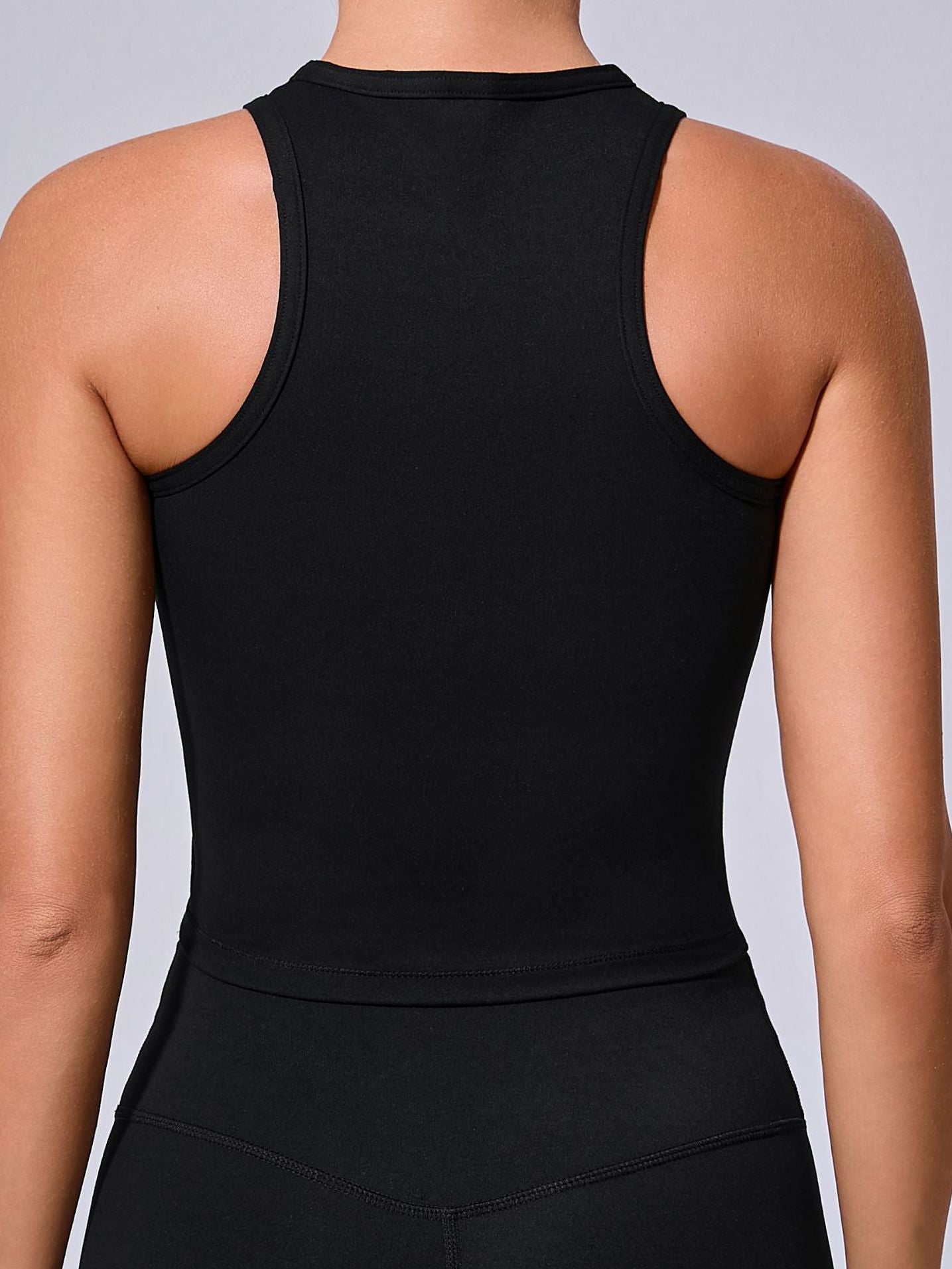 ZASUWA Female Solid color Quick dry Elastic tight Sports Bras