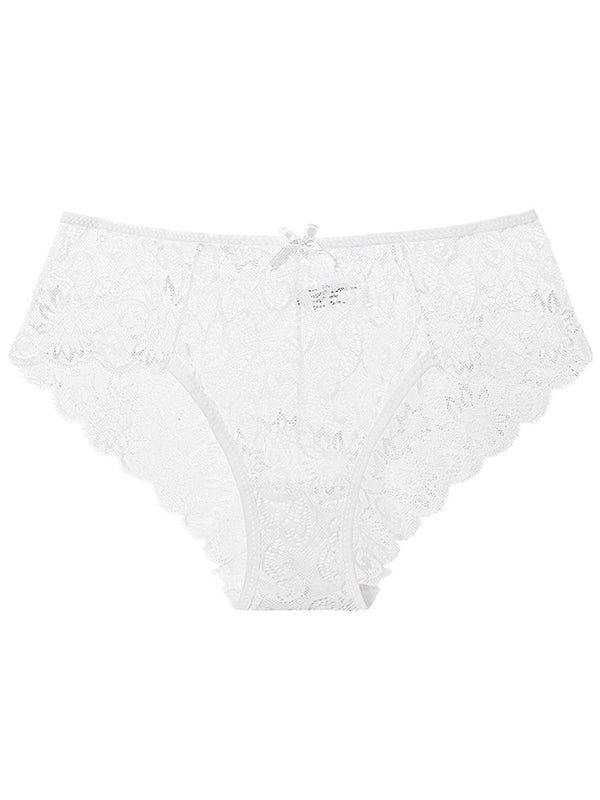 ZASUWA Female Sexy Flower Lace Dots Panties