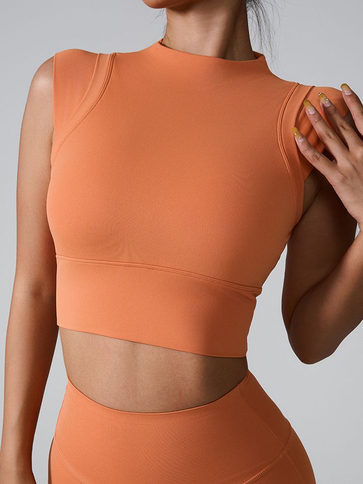 ZASUWA Female Solid Color Basic Must-have Cropped Short Sleeves