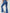 ZASUWA Female Flare Hip-lift High-waisted Split Pants
