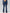 ZASUWA Female V-shape Waist Pocket Solid Color Split High-waisted Flare Pants