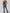 ZASUWA Female Contrast Color Deep V Collar Backless Flare Tracksuit
