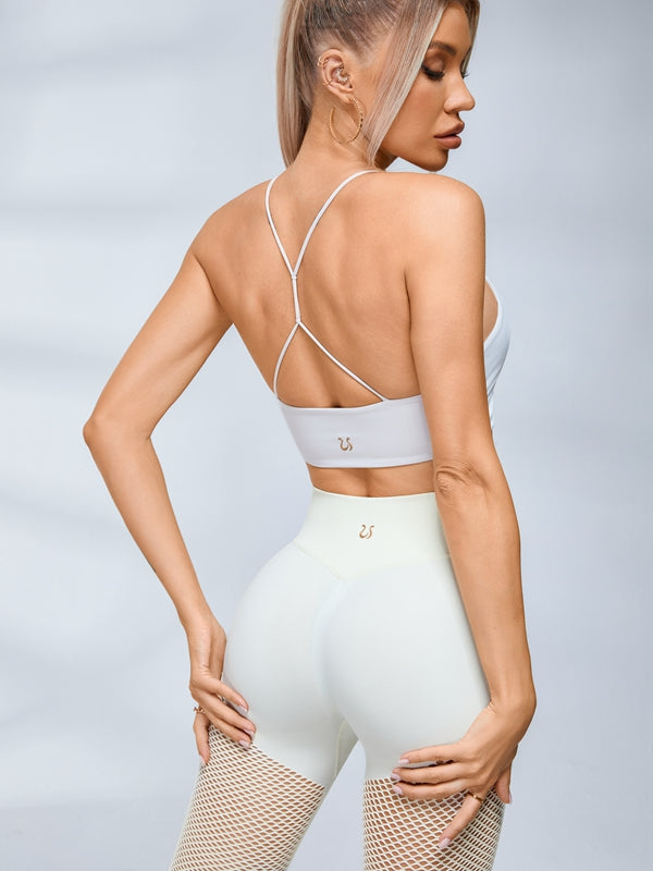 ZASUWA Female Sexy Cross Back Sports Bras
