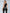 ZASUWA Female Faux Leather Zipper Buttons Pocket Leggings