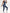 ZASUWA Female Cross Back Elastic Tight Ribbed Jumpsuit