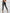 ❤ZASUWA Female Fly-eye PU Zipper Hip-lift Leggings