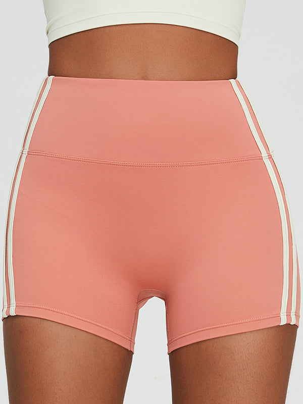 ZASUWA Female Contrast Color Push Up Design Quick Dry Booty Shorts