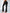 ZASUWA Female Deep V Back Scrunch Bum Flare Leggings