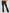 ZASUWA Female V-shaped Waist Solid Color Flare Leggings