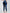 ZASUWA Female Denim Elastic Tight Pocket Cargo Leggings