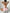 ZASUWA Female Cross Back U Collar Elastic Tight Short Romper
