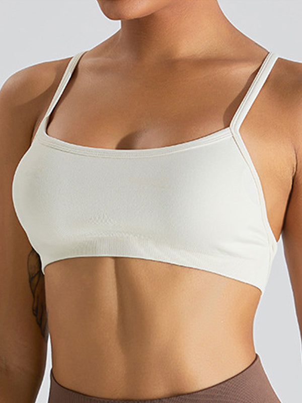 ZASUWA Female Cross Beautify Back Adjustable Strap Sports Bras