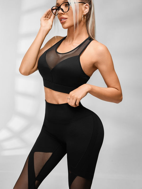 ZASUWA Female Sexy Sheer Mesh Hip-lift Tracksuit