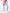 ZASUWA Female Corset Contrast Color Elastic Tight Quick Dry Hip-lift Leggings