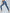 ZASUWA Female Deep V Back Denim Scrunch Bum Zipper High-support Tracksuit