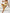 ZASUWA Female Sexy Contrast Color Fishnet Hollow Out 2-Pieces Without Bikini Set Swimwear Cover-up