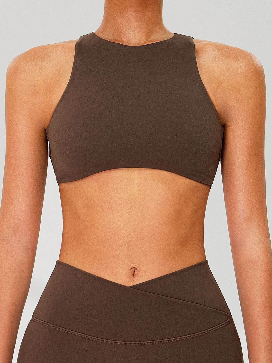 ZASUWA Female Solid Color Quick Dry Sports Bras