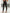 ZASUWA Female Fly Eye Contrast Color Fishnet Tracksuits