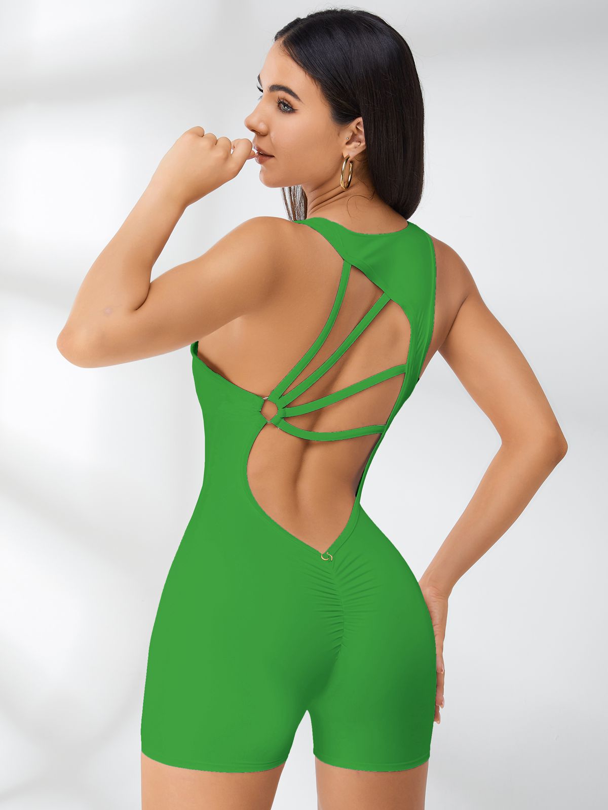 ZASUWA Female Hollow Out Beauty Back Romper