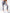 ZASUWA Female Corset Contrast Color Elastic Tight Quick Dry Hip-lift Leggings