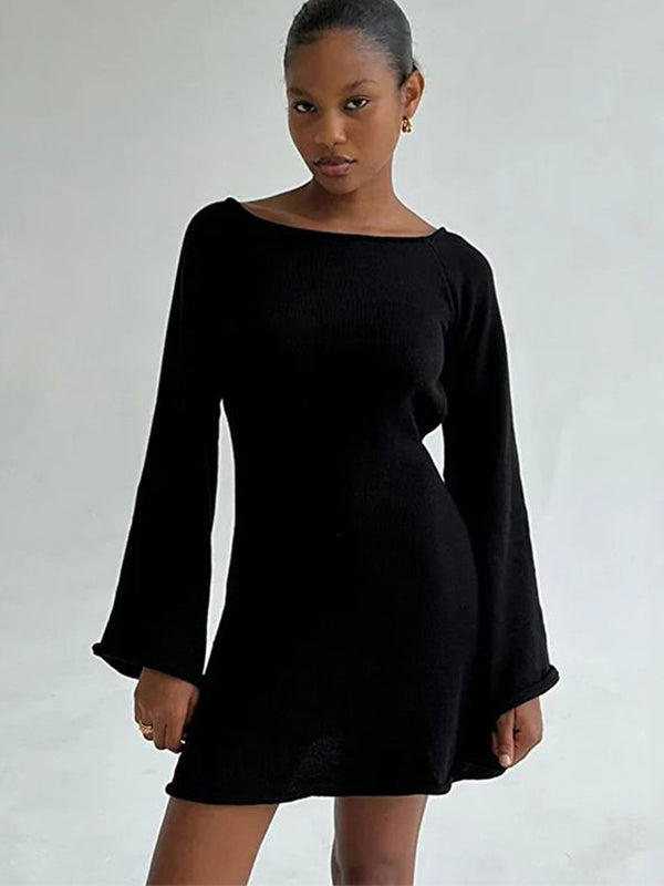 ZASUWA Female Sexy Solid Color Backless Without Bikini Set Cover-up