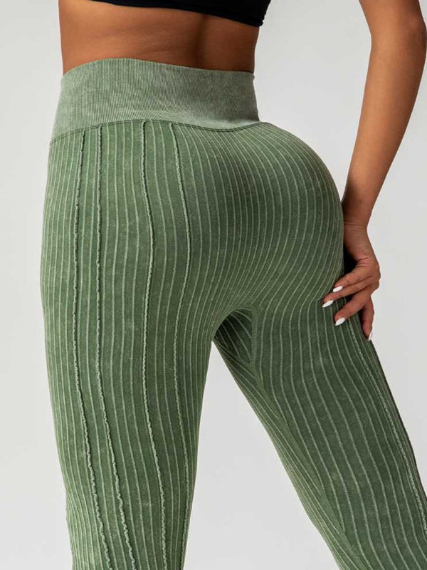 ZASUWA Female Ribbed V Shape Waist Leggings