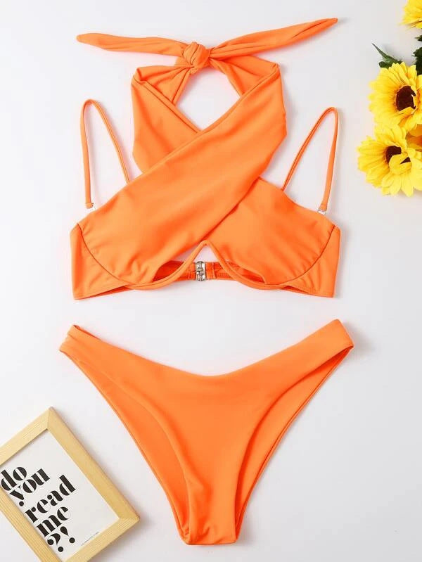ZASUWA Female Cross Beach Bikini Set