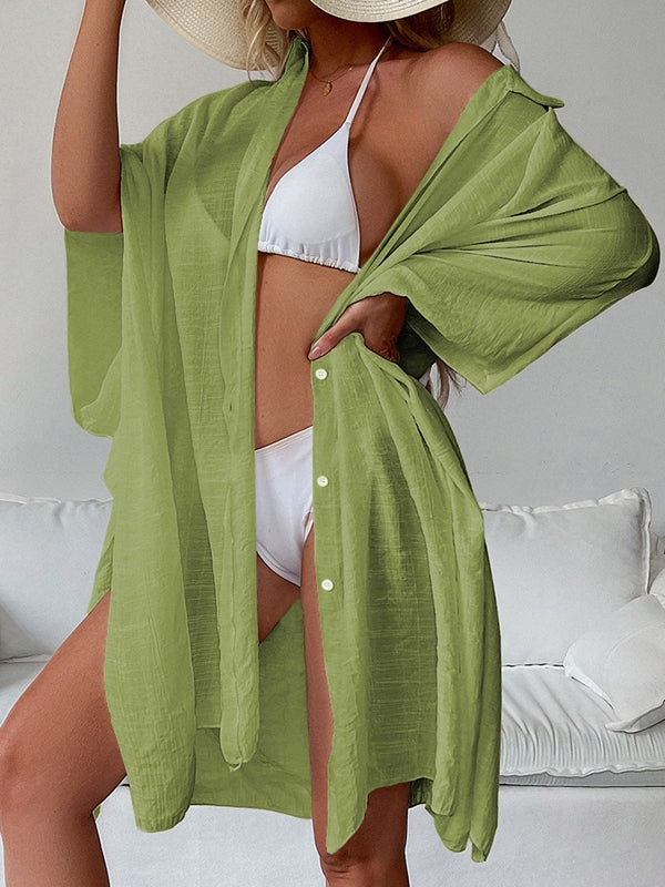 ZASUWA Female Sexy Quick-dry Without Bikini Set Swimwear Cover-up