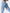 ZASUWA Female Fishnet Denim Scrunch Bum Hip-lift Leggings