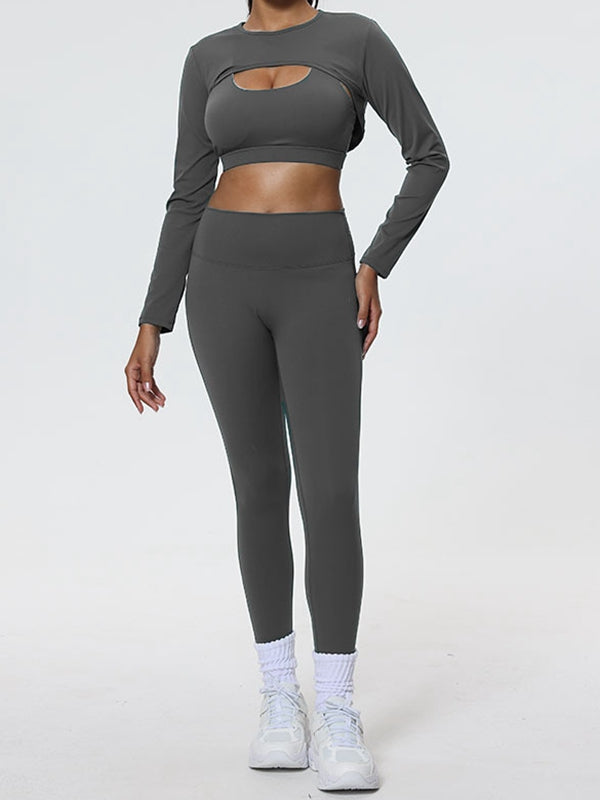 ZASUWA Female High-support Hip-lift 3-Pieces Tracksuit