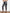 ZASUWA Female Glossy Zipper Pocket Folds Hip-lift Leggings