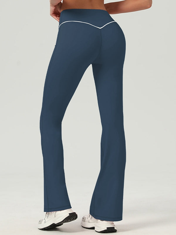 ZASUWA Female Flare V-shape Waist High-waisted Leggings