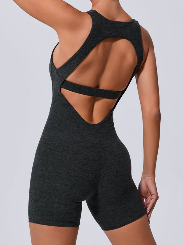 ZASUWA Female Backless Hip-lift Romper