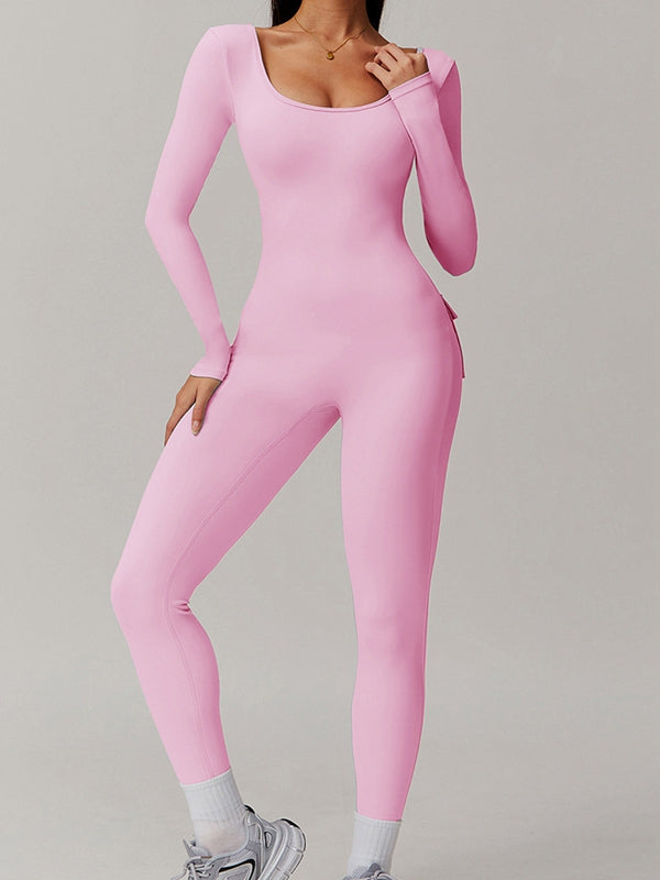 ZASUWA Female Sexy Cutout Pocket Booty Cargo Jumpsuit