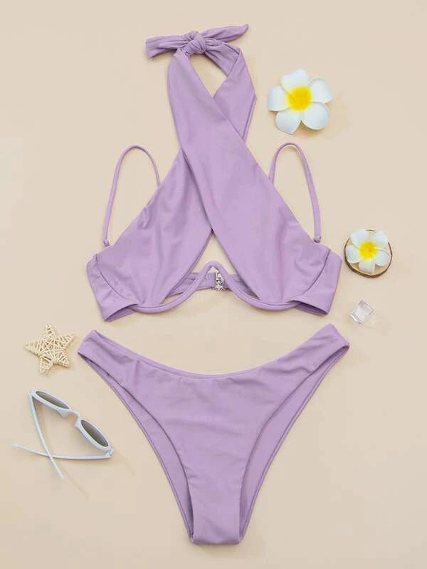 ZASUWA Female Cross Beach Bikini Set