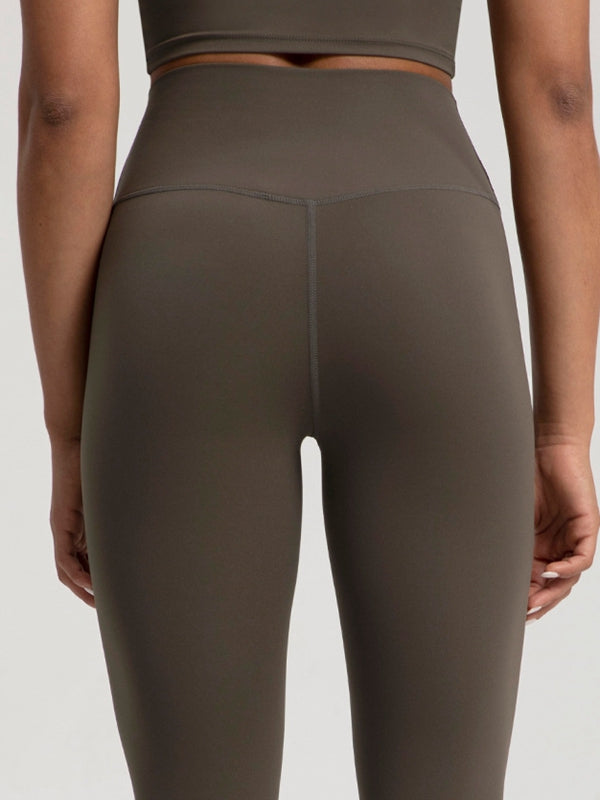ZASUWA Female Fleece High-rise Elastic Tight Leggings