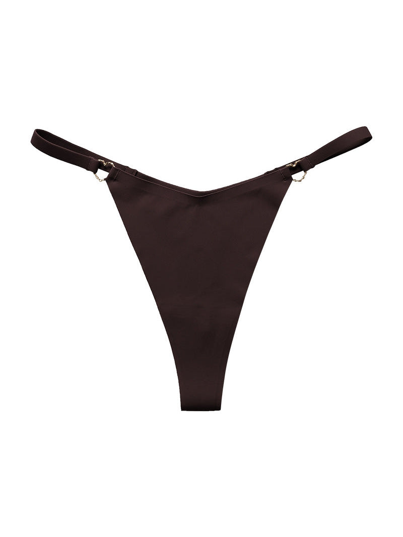 ZASUWA Female Heart Shape Seamless T-back Multicolor Panties