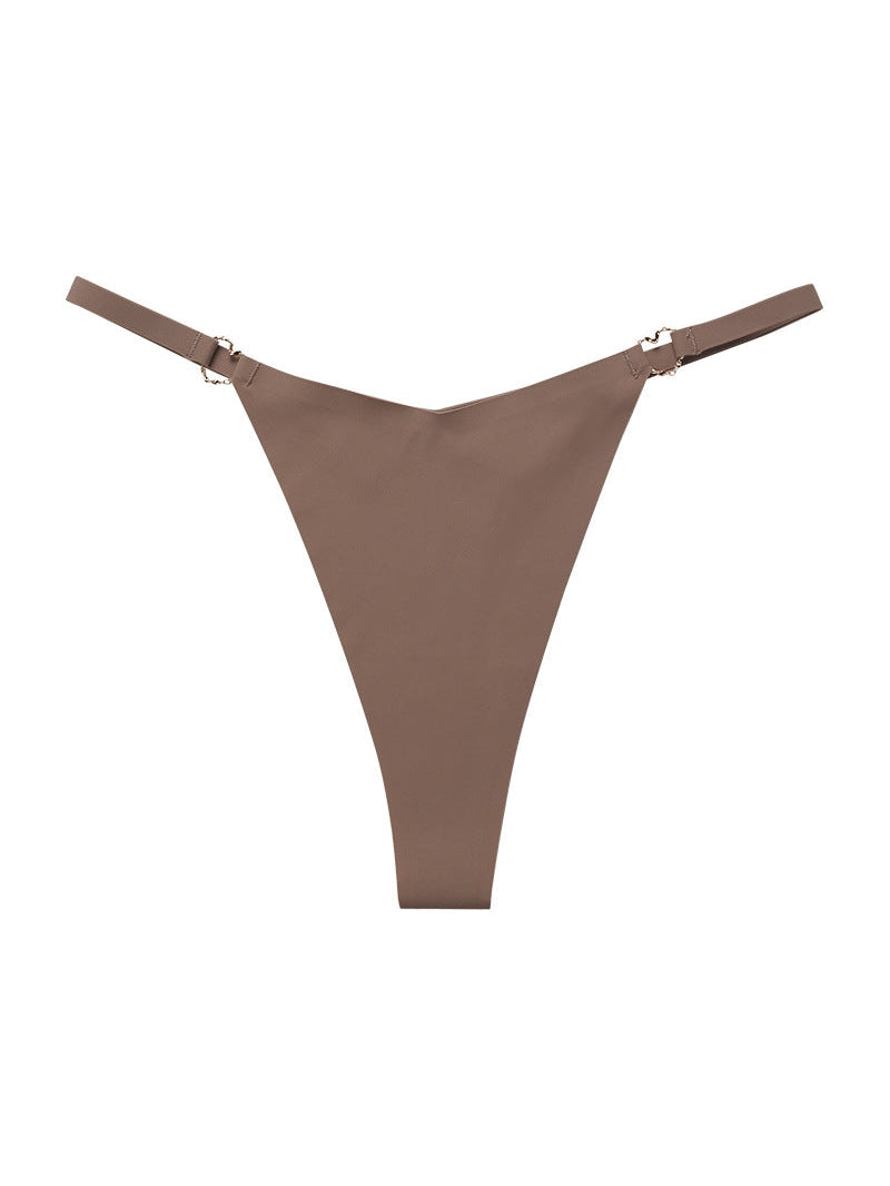ZASUWA Female Heart Shape Seamless T-back Multicolor Panties