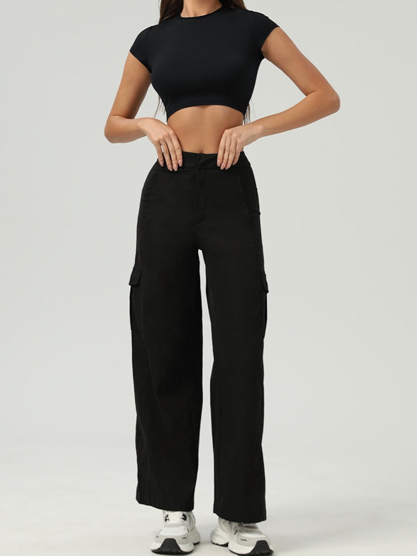 ZASUWA Female Pocket Casual Cargo Style Tracksuit