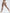 ZASUWA Female Denim Deep V Back Scrunch Bum Leggings