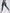 ZASUWA Female Denim Deep V Back Scrunch Bum Leggings